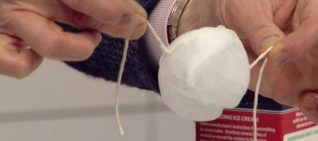 How does de-icing work with Steve Spangler at 9News