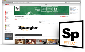 A screenshot of the Spangler Effect YouTube channel